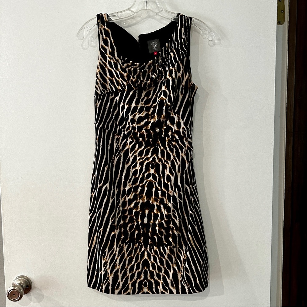Vince Camuto animal print dress 8